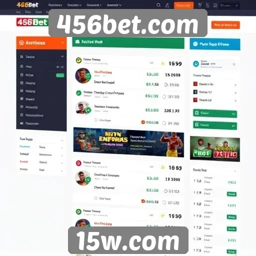 Interface e experiência do usuário no site 456bet